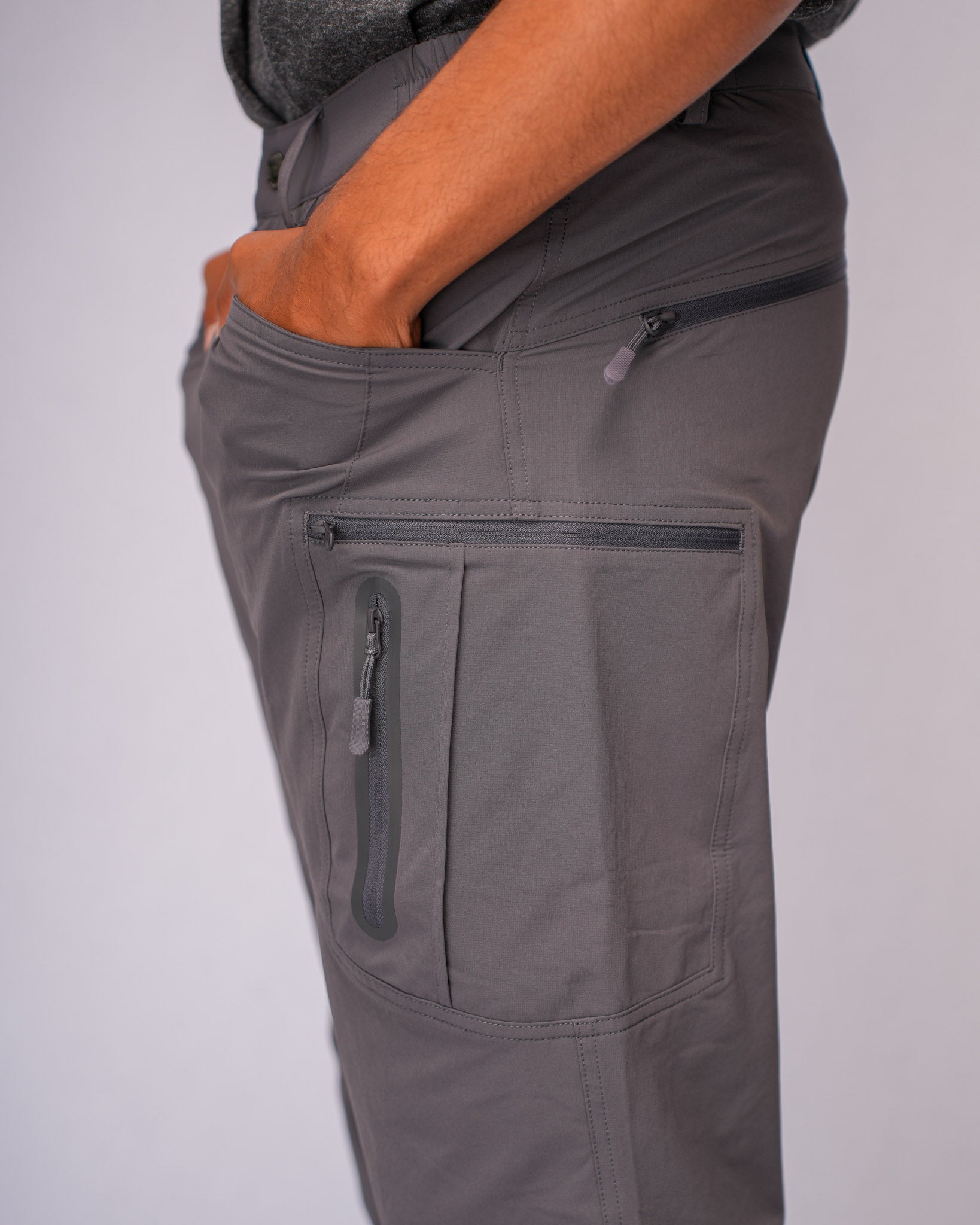 4-way stretch UPF 50 fabric close-up AllOcean SaltRunner