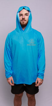 AllOcean Apex Performance Hoodie UPF 50+ front view saltwater fishing